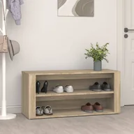 Szafki na buty - Półka na buty, dąb sonoma, 100x35x45cm, materiał drewnopochodny - miniaturka - grafika 1