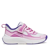 Buty dla dziewczynek - Sneakersy Geox J Pro-Ran Girl J65PAC 01454 C0550 S Różowy - miniaturka - grafika 1