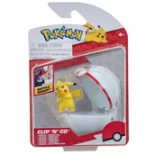 Figurki dla dzieci - 95057 POKEMON CLIPNGO (Pikachu #2 & Premier Ball) W13 - miniaturka - grafika 1