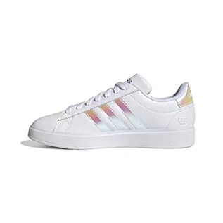 Trampki damskie - adidas Grand Court 2.0, Trampki damskie, Ftwr White/Ftwr White/Ftwr White, 40 2/3 EU, Ftwr White Ftwr White Ftwr White, 40.5 EU - grafika 1