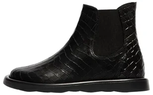 Fly London Damskie botki TICH099FLY, czarne, 40 EU, Czarny, 40 EU - Botki damskie - miniaturka - grafika 1