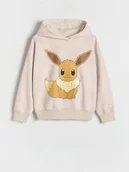 Bluzy dla dziewczynek - Reserved - Bluza Pokémon - beżowy - miniaturka - grafika 1