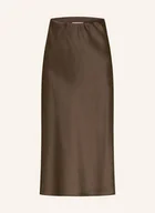 Spódnice - Comma Spódnica Satynowa braun - miniaturka - grafika 1