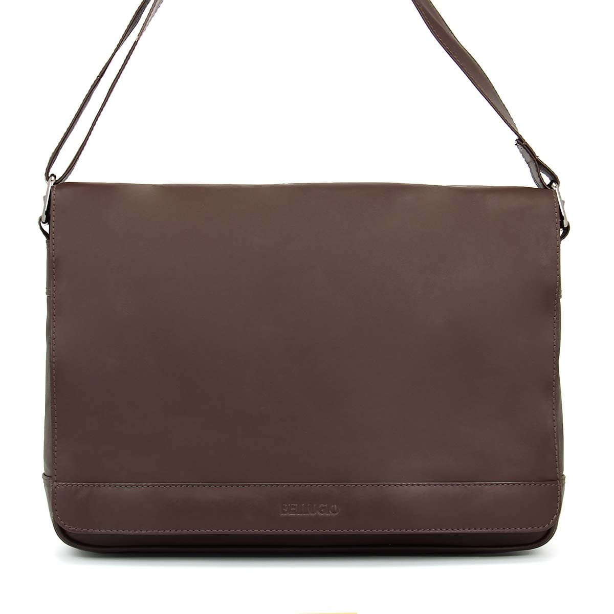 Torba męska na dokumenty Bellugio - ciemnobrązowa