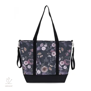 Torba do wózka Shopper Bag - Mystery of Flowers - Torby i organizery dla mam - miniaturka - grafika 1