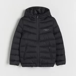 Reserved - Pikowana kurtka z ociepleniem - Czarny - Kurtki i płaszcze dla chłopców - miniaturka - grafika 1
