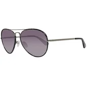 Okulary przeciwsłoneczne - Guess GU7416 C58 10B (błyszczący jasny nikiel/gradient dym) okulary przeciwsłoneczne - miniaturka - grafika 1