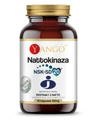 Suplementy naturalne - YANGO Yango Nattokinaza 410 mg ekstrakt z natto 30 k YA576 - miniaturka - grafika 1