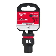 Bity - Nasadka udarowa 1/2 krótka 10 mm MILWAUKEE - miniaturka - grafika 1