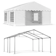 Pawilony ogrodowe - Namiot Imprezowy Letni 4x5 Biały SUMMER IPE - miniaturka - grafika 1