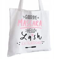 Torby i wózki na zakupy - Torba Bawełniana biała dla Kosmetyczki Na Prezent ekologiczna Trwały Nadruk - miniaturka - grafika 1