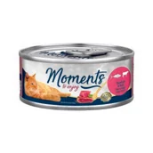 Mokra karma dla kotów - MOMENTS Adult Tuńczyk i wołowina 48x70 g - miniaturka - grafika 1