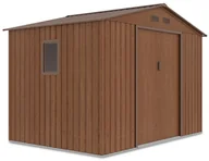 Altany ogrodowe - Domek Na Narzędzia Hudson 277X191Cm Walnut - Hardmaister - miniaturka - grafika 1