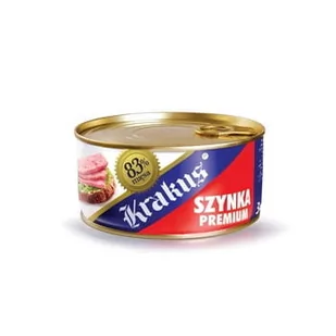 Krakus KRA.SZYNKA PREMIUM 300 G 0,3 SZT. zakupy dla domu i biura! 44254787 - Pasztet i przetwory mięsne - miniaturka - grafika 1