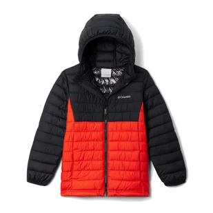 Kurtka puchowa dziecięca Columbia Powder Lite II Hooded - Odzież sportowa dziecięca - miniaturka - grafika 1
