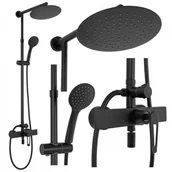 Zestawy prysznicowe - Rea Zestaw Prysznicowy Natryskowy ALDI Black P8800 - miniaturka - grafika 1