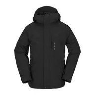 Kurtki męskie - Volcom Kurtka męska Dua Ins Gore Jacket, czarna, L, czarny, L - miniaturka - grafika 1