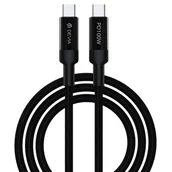 Kable USB - Devia Kabel Extreme PD USB-C - USB-C 1,5 m 100W czarny - miniaturka - grafika 1