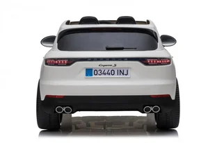 Pojazd Porsche Cayenne S Lakierowany Biały - Pojazdy elektryczne dla dzieci - miniaturka - grafika 6
