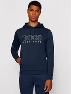 Bluzy męskie - BOSS Bluza Soody TR 50436224 Granatowy Regular Fit - miniaturka - grafika 1