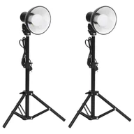 Lampy studyjne - Vidaxl Mini Zestaw Studyjny, 2 Lampy - miniaturka - grafika 1