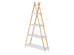 Livarno Home Livarno Home Regał tipi, 80 x 30 x 147,5 cm (Biały) 4055334528696 - Półki i regały dla dzieci - miniaturka - grafika 1
