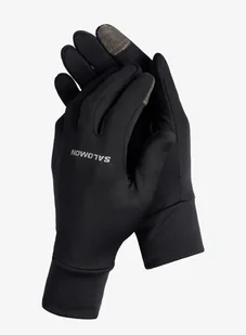 Rękawiczki do biegania Salomon Cross Warm Glove - deep black - Rękawiczki - miniaturka - grafika 1