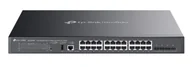 Pozostałe akcesoria sieciowe - TP-Link SG5428XMPP łącza sieciowe Zarządzany L3 Gigabit Ethernet (10/100/1000) Obsługa PoE Czarny SG5428XMPP - miniaturka - grafika 1