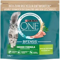 Sucha karma dla kotów - Purina ONE z formułą Indoor - 1,4 kg - miniaturka - grafika 1