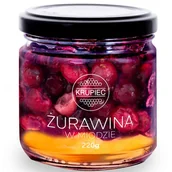 Miód - Żurawina w miodzie Krupiec 220g - miniaturka - grafika 1