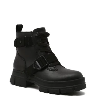UGG Skórzane botki ashton lace up - Botki damskie - miniaturka - grafika 1