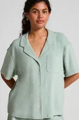 Biustonosze - Hunkemöller Koszula zapinana na guziki z materiału frotte Zielony - miniaturka - grafika 1