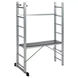 Rusztowanie drabinowe AWTOOLS, 2x7 stopni, 150 kg - Drabiny - miniaturka - grafika 1