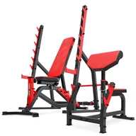 Ławki treningowe - Marbo Sport Zestaw MS6 ławka dwustronna + stojaki bramowe + modlitewnik - MS6 - miniaturka - grafika 1