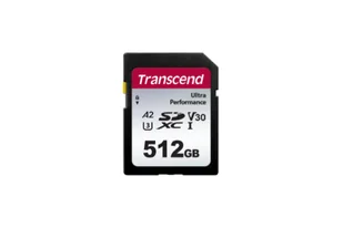 Transcend SDXC 340S 512 GB UHS-I TS512GSDC340S TS512GSDC340S - Karty pamięci - miniaturka - grafika 1