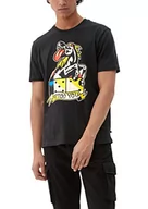 Koszulki męskie - Q/S designed by - s.Oliver Męski T-shirt 50.3.51.12.130.2120210, czarny, XS - miniaturka - grafika 1