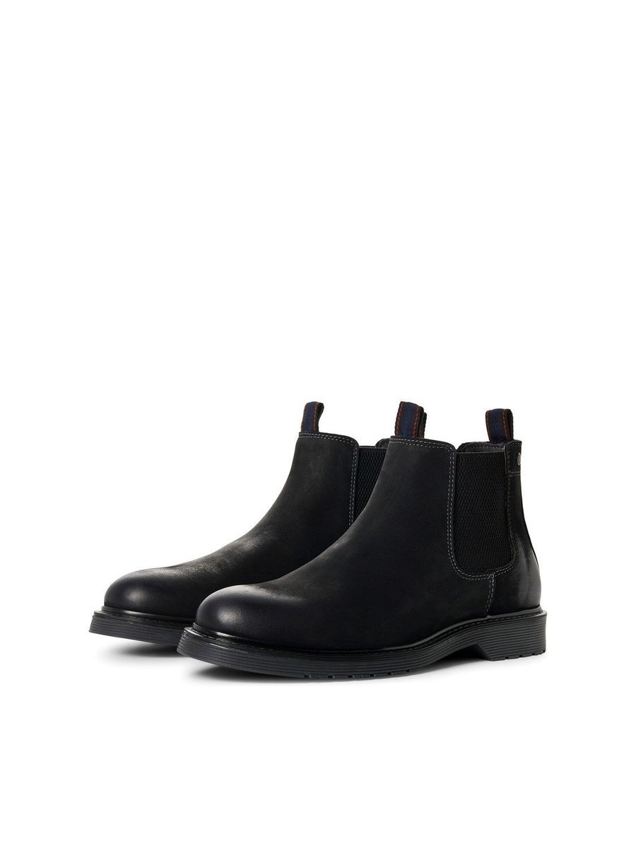 tronchetto e stivaletto uomo jack and jones 12140924 leyton pirate black
