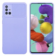 Etui i futerały do telefonów - Cadorabo pokrowiec ochronny na Samsung Galaxy A51 4G / M40s w kolorze fioletowym etui na telefon TPU pokrowiec na aparat ochrona - miniaturka - grafika 1