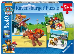 Ravensburger Puzzle Psi Patrol Zespół ratowniczy 3 x 49 el 092390 - Puzzle - miniaturka - grafika 1