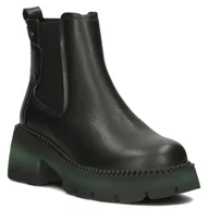 Botki damskie - Botki damskie ocieplane workery skórzane Filippo DBT4907/23 czarne-37 - miniaturka - grafika 1