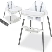 Krzesełka do karmienia - Krzesełko do karmienia, fotelik Jasny Szary - miniaturka - grafika 1