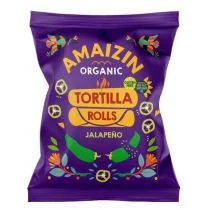 Amaizin Chipsy tortilla kukurydziane o smaku jalapeno 100 g Bio - Chipsy - miniaturka - grafika 1