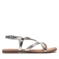 Sandały damskie - Sandały Gioseppo Funare 71706-P Srebrny - miniaturka - grafika 1