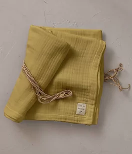 Sylvie Thiriez Pled Tout en douceur Vert Olive - Koce - miniaturka - grafika 1