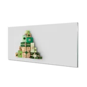 Tablice i flipcharty - Nowoczesny lacobel z grafiką Prezenty 120x60 cm - miniaturka - grafika 1