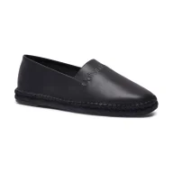 Espadryle męskie - Calvin Klein Skórzane espadryle - miniaturka - grafika 1