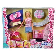 Lalki dla dziewczynek - Simba Steffi mama z dzieckiem 5730861 - miniaturka - grafika 1