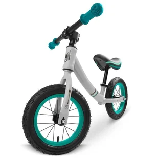 Rowerek biegowy dla dzieci, Ricokids, szaro-turkusowy - Rowerki biegowe - miniaturka - grafika 1
