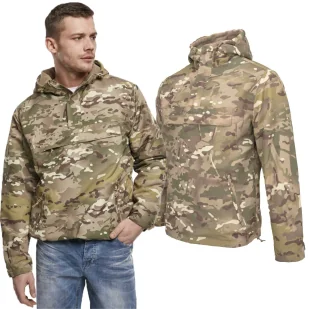 Kurtka BRANDIT Windbreaker Kangurka Tactical Camo XL - Odzież taktyczna i umundurowanie - miniaturka - grafika 1