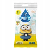 Chusteczki nawilżane - GoWipes Uniwersalne Odświeżające Chusteczki Nawilżane Minionki 15 Sztuk - miniaturka - grafika 1